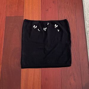 Cropped knit top from Zara